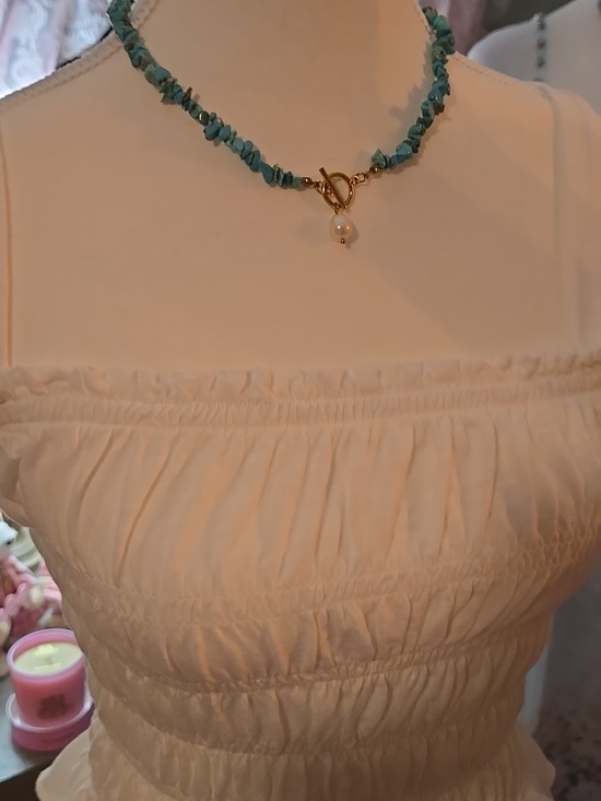 Universal Thread White Smocked Ruffle Tank Top - Picture 11 of 12